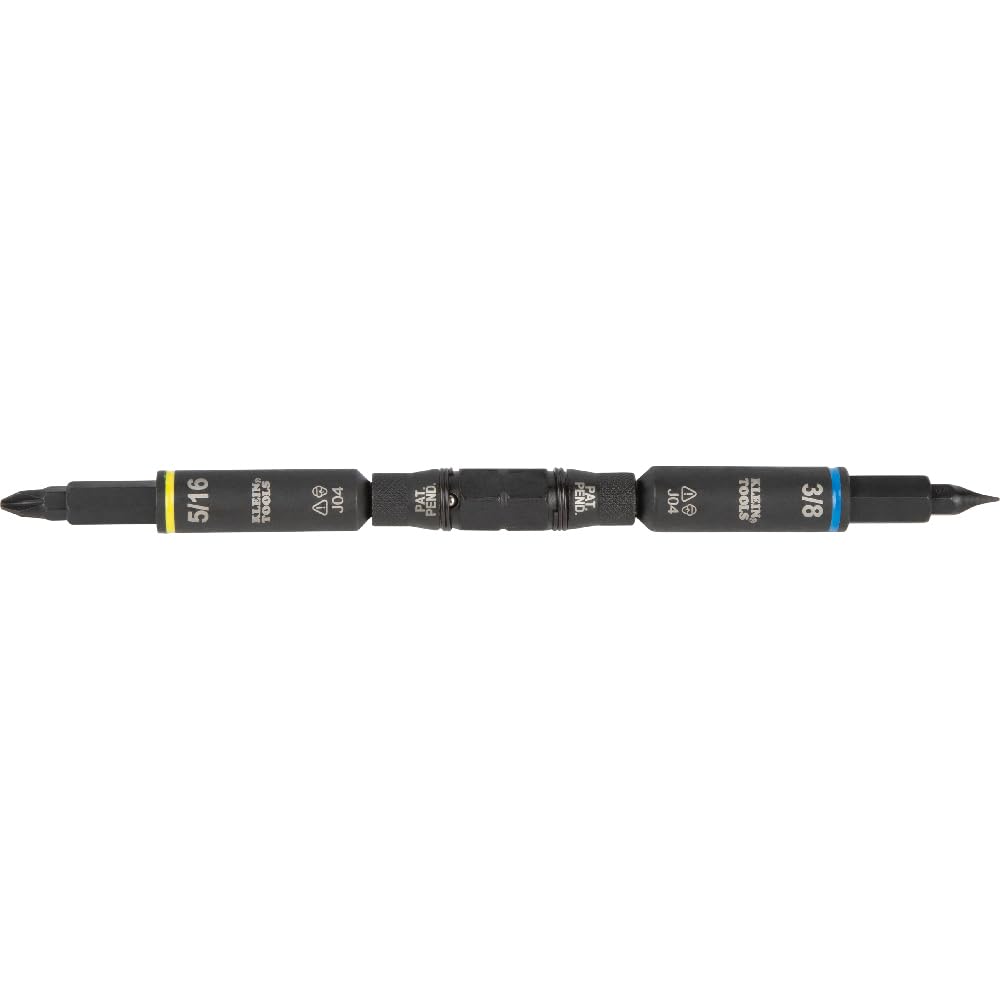 Klein Tools 32500HDRT KNECT Ratcheting Screwdriver, Multi-Bit Screwdriver/Nut Driver, Impact Rated 11-in-1 Tool with Phillips, Slotted, Square and Torx Tips