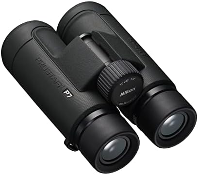 Nikon PROSTAFF P7 10x42 Binocular | Waterproof, fogproof, Rubber-Armored Full-Size Binocular, Oil & Water Repellent Coating & Locking Diopter | Official Nikon USA Model