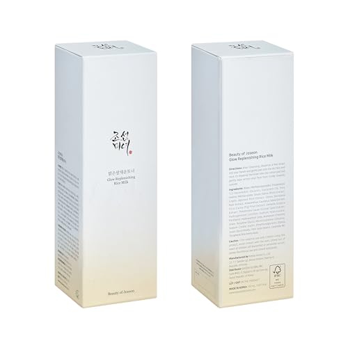 Beauty of Joseon Red Bean Refreshing Pore Mask with Glow Replenishing Rice Milk Face Toner for Dry Dull Skin