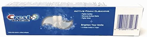 Crest Premium Plus Advanced Whitening Toothpaste with Fluoride, Clean Mint, 5.2 oz (Pack of 2)