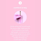 Kiara Sky Pink Crystal Acrylic Nail Brush - Professional Nail Cleaner Tool - Nail Kolinsky Brush for Women - 100% Kolinksy Hand Crafted Nail Tools - Long Lasting Nail Cleaning Brush, (18)