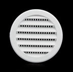 3" Round Plastic Louver Soffit Air Vent Reptile Screen Grille Cover (16, White)