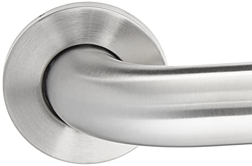 Amazon Basics Bathroom Handicap Safety Grab Bar, 36 Inch Length, 1.5 Inch Diameter, Holds up to 500LBs, ADA Compliant, Stainless Steel