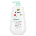Dove, Body Wash for Softer and Smoother Effectively Washes Away Bacteria While Nourishing Your, Sensitive Skin, 34 Fl Oz (Pack of 3)