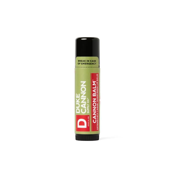 Duke Cannon Cannon Lip Balm 140° & Tactical Lip Protectant Bundle - SPF 30 & SPF 15, Blood Orange Mint & Fresh Mint Flavors, 2 Pack