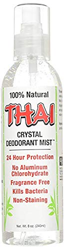 Thai Deodorant Stone Crystal Mist Natural Deodorant Spray 8 oz. Bundle (Pack Of 3)