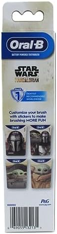Oral-B Kid's Battery Toothbrush Featuring Star Wars The Mandalorian, for Kids 3+