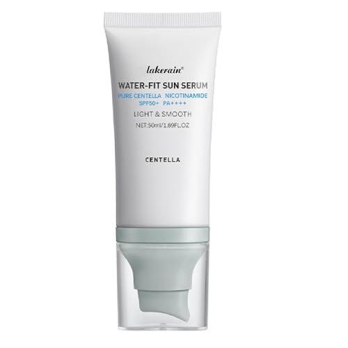 Centella Sunscreen SPF50, Moisturizing Non-Sticky Centella Water-Fit Sun Serum for All Skin. (1 Pcs)