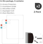 Antiglare Screen Protector (2 Pack), for Amazon Kindle Paperwhite (2024 Releases) and Kindle Colorsoft