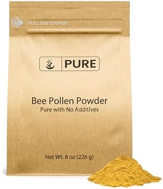 PURE ORIGINAL INGREDIENTS Bee Pollen, 8 oz, No fillers, Undiluted Supplement