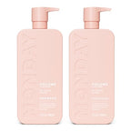 MONDAY HAIRCARE Volume Shampoo + Conditioner Set (2 Pack) 27oz Each for Thin, Fine, and Oily Hair, Made from Coconut Oil, Ginger Extract, & Vitamin E, 100% Recyclable Bottles