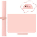 (MAT ONLY) Nail Art Table Mat, Nail Arm Rest Pad for Acrylic Nails, Soft Microfiber PU Leather Nail Mat for Table, Foldable Nail Hand Rest Pillow Manicure Pad, Acrylic Nail Desk Mat for Nail Cushion