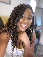 8 Packs Curly Boho Braids Faux Locs Crochet Hair, 18 Inch Goddess Locs Crochet Hair, Hippie Locs, Hair Extensions (18 Inch, 8 Packs, 4#)