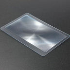 20X HD Magnifying Glass (Full Size-90mm) for Desktop, Collectors, Youth and The Elderly. Free Bonus, (3) Credit Card Sized Magnifiers for Shopping or dosing Medicine ($3.96 Value).