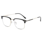 HOKETOP Blue Light Blocking Glasses for Men Anti-Fatigue Computer Monitor Gaming Glasses Prevent Headaches Glasses, Arrow Silver/Black