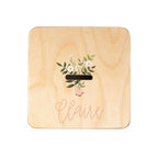 Wooden Piggy Bank for Kids and Adults, Personalized Gift Handmade in USA by BloomOwl, Custom Piggy Bank, Personalized Banks for Kids, Gifts for Baby Boys and Girls (Deer)