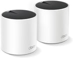 TP-Link Deco X55 AX3000 WiFi 6 Mesh System - Covers up to 4500 Sq.Ft, Replaces Wireless Router and Extender, 3 Gigabit Ports per Unit, Supports Ethernet Backhaul, Deco X55(2-Pack)