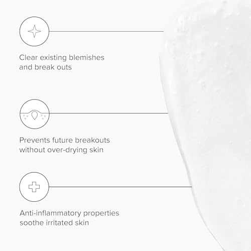 DRMTLGY Acne Cleanser - Oil-Free Salicylic Acid Cleanser & Face Wash for Acne Prone Skin