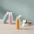 soap dispenser Portable Empty Bottles Leak Proof Free Silicone Reusable Silicone Refillable Container Cosmetic Travel Size Toiletry Containers For Shampoo Lotion Soap (4 Pcs) Liquid Hand Soap Dispense