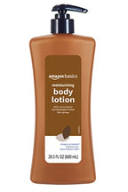 Amazon Basics Moisturizing Cocoa Butter Body Lotion for Dry Skin, Non-Greasy, Paraben Free, Lightly Scented, 20.3 Fl Oz, 4-Pack
