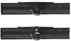 FINO 4/4 Full Size Violin Case Professional Oblong Violin Hard Case with Built-in Hygrometer,Super Lightweight Portable Carrying Bag Slip-On Cover with Backpack Straps,Black