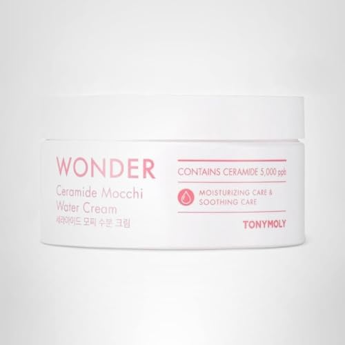 TONYMOLY Wonder Ceramide Mochi Body Cream, Moisturizing Body & Face Cream, Korean Face Moisturizer, Hydrating & Skin Repairing, for All Skin Types