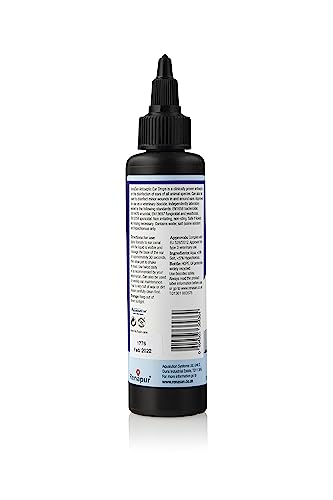 RenaSan Animal Antiseptic Ear Drops – Ear Disinfection, Kills bacteria, Stops Odours, Scratching & Discomfort, Anti-fungal (Yeast), Veterinary-grade, for Dogs, Cats & all other animals (100ml)