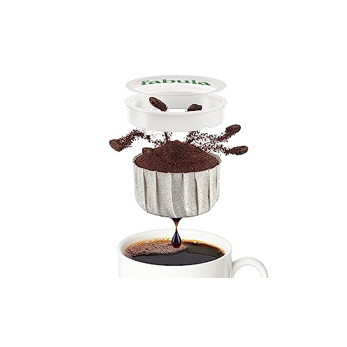 Fabula Coffee Pods Decaf Dark Roast - Low Acid - Single Origin - Mold Free - Non-GMO - Fair Trade - Kcup Compatible with Keurig & Keurig 2 Machines - 24 Count
