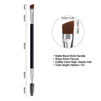 Duo Eye brow Brush, Angled Eyebrow Brush and Spoolie Brush, Eyelash Comb Eyebrow Brush Tool (20 Pcs)