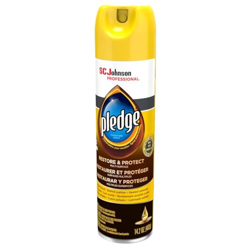 SC Johnson Professional, Pledge Revive It, Moisturizes and Revitalizes Surfaces, Aerosol, 14.2 Oz (Pack Of 6)