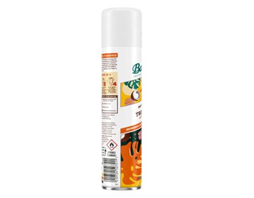 Batiste Dry Shampoo, Tropical Fragrance, Refresh Hair and Absorb Oil Between Washes, Waterless Shampoo for Added Hair Texture and Body, 6.73 OZ Dry Shampoo Bottle