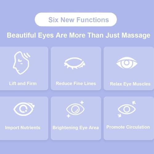 Revital Eyes Red Light Glasses, Revitaleye Therapy Advanced Under-Eye Renewal Therapy,Revitaleyes Microcurrent Eye Beauty Device, Diminishes Dark Circles and Wrinkles, Universal Size, White