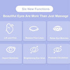 Revital Eyes Red Light Glasses, Revitaleye Therapy Advanced Under-Eye Renewal Therapy,Revitaleyes Microcurrent Eye Beauty Device, Diminishes Dark Circles and Wrinkles, Universal Size, White