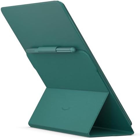 Introducing All-New Plant-Based Leather Folio Cover with Magnetic Attach, Designed with Sustainability in Mind for New Amazon Kindle Scribe