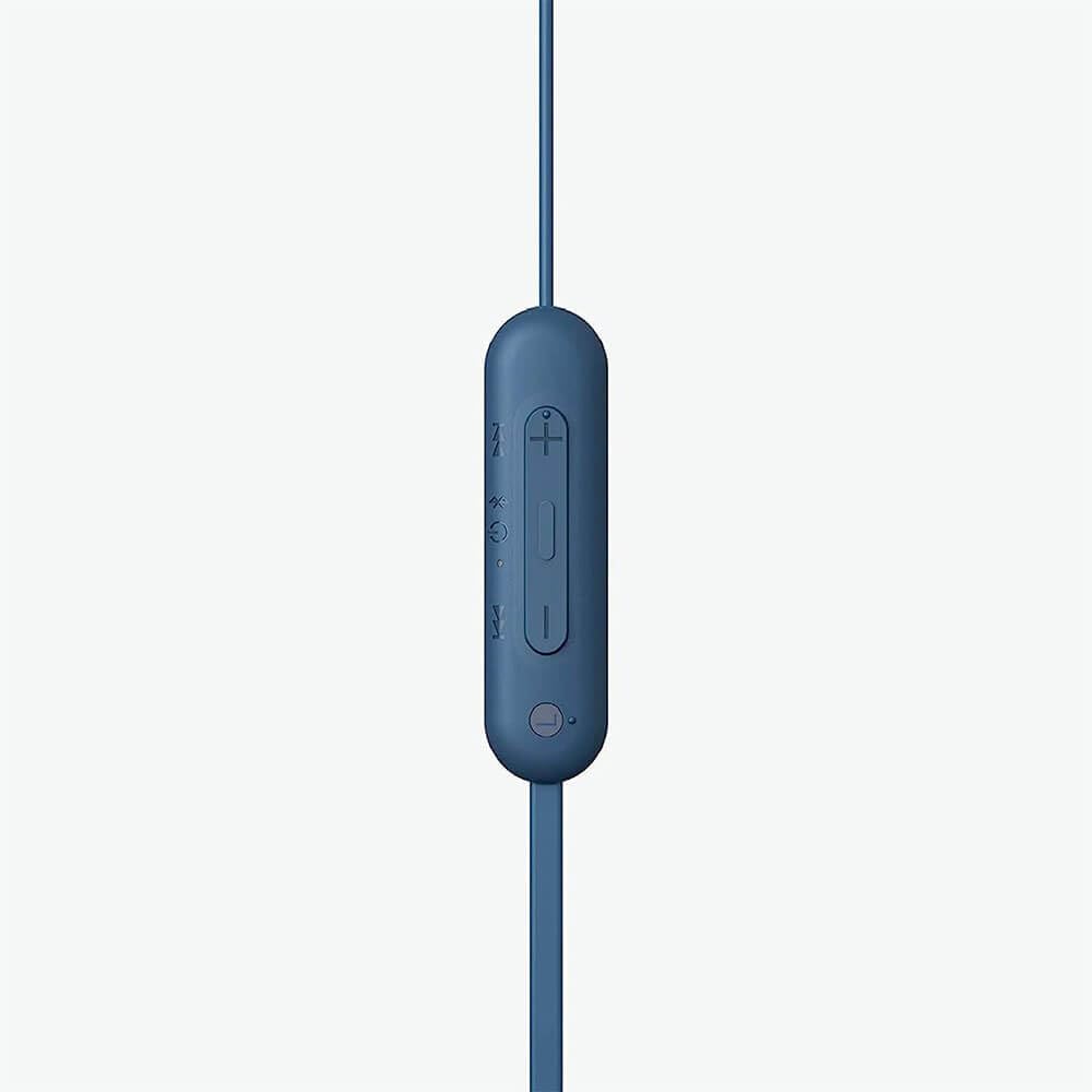 Sony WI-C100 Wireless in-Ear Bluetooth Headphones with Built-in Mic, Black