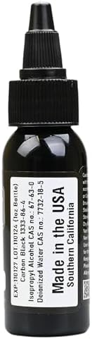 Black Tattoo Ink Tattoo Outline Shading Lining Mixing Ink & Blending Solid Liner Tattooing Ink Permanent Nighthawk Black Ink Tattoo Professional Tattoo Supplies