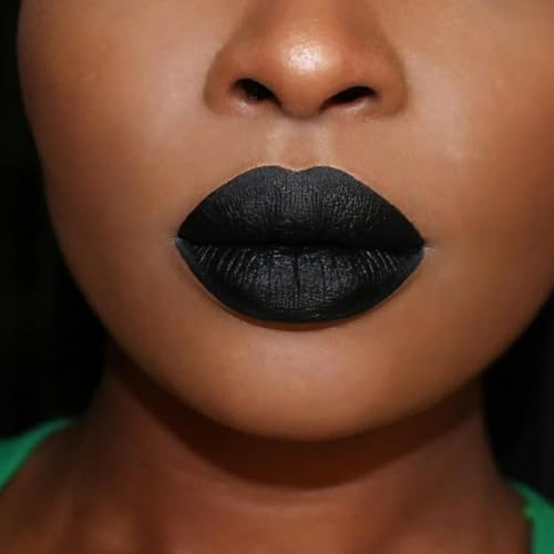 Beauty Bakerie Lip Whip Liquid Lipstick for Women, Waterproof Lip Gloss, Tint, Stain Long Lasting Hydrating Moisturizer, Matte or Metallic, 3.5mL, Midnight Truffles