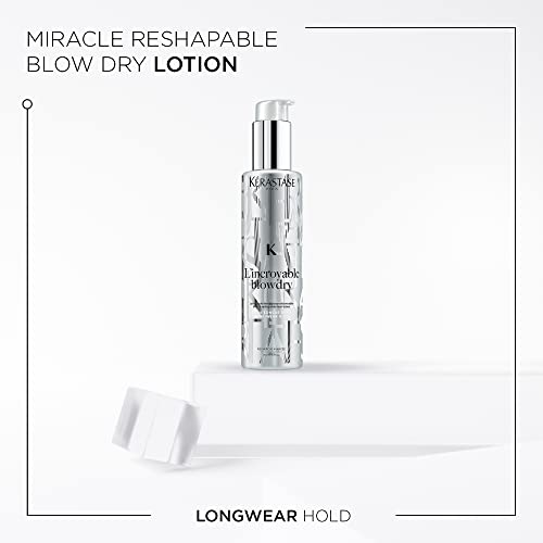 Kerastase L'incroyable Blow dry Hair Lotion | Miracle Reshapable Heat Serum | Extreme Frizz Control | Heat Protectant | With Glycerin | For Fine to Normal Hair |5.1 Fl Oz
