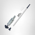Intex Rechargeable Handheld Pool Vacuum Cleaner with 94” Telescoping Pole, 2 Brush Heads, & Shaft Adapter for PureSpas & Pools