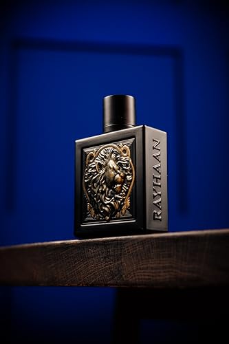 RAYHAAN Lion Eau De Parfum Spray for Men, 3.4 Ounce
