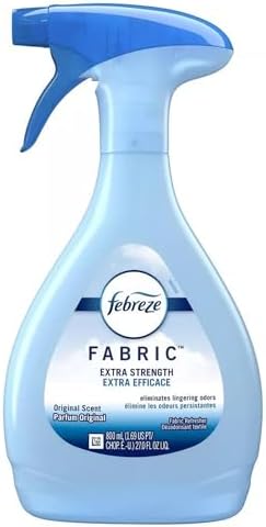 Febreze Fabric Refresher Value Pack, Pet Odor Eliminator and Extra Strength Fabric Deodorizer, 27 Fl Oz, Pack of 2
