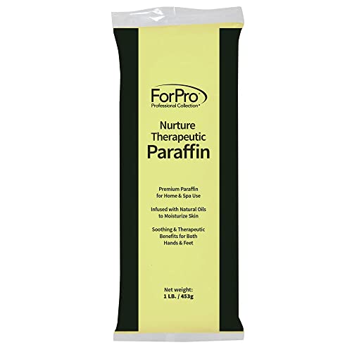 ForPro Professional Collection Nurture Paraffin Wax Refill, Coco Mango, Six 1-Pound Paraffin Blocks, Non-Greasy, Moisturizing for Soft & Healthy Skin, Coconut Mango, 6 Lbs