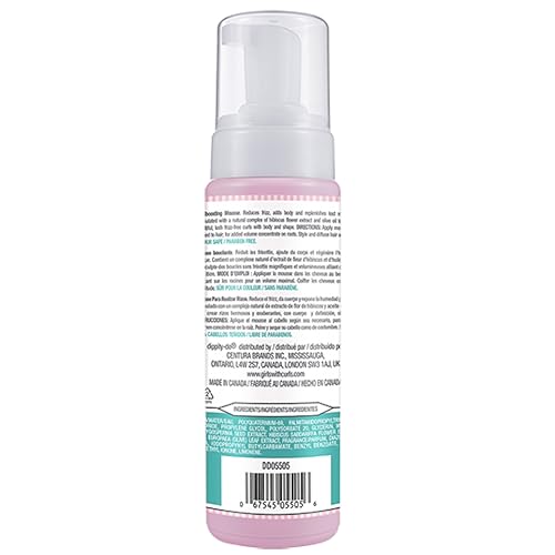 Dippity Do Girls with Curls Curl Enhancing Mousse - Lightweight 3-in-1 Defining Mousse for Curly and Wavy Hair - Hibiscus and Olive Oil for Frizz Free and Bouncy Curls - 200 mL/6.7 fl oz - 2 Pack
