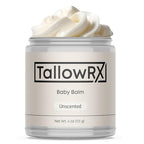 Tallow Baby Balm for Delicate Skin – All-Natural Moisturizing & Soothing Cream – Grass Fed Beef Tallow, Organic Jojoba & Vitamin E