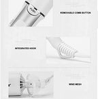 2 in 1 Hair Dryer Brush, Negative Ion Anti-frizz Hot Air Brush Blower, Professional Electric Household Hair Curling Comb, Protable Hair Dryer Comb Machine