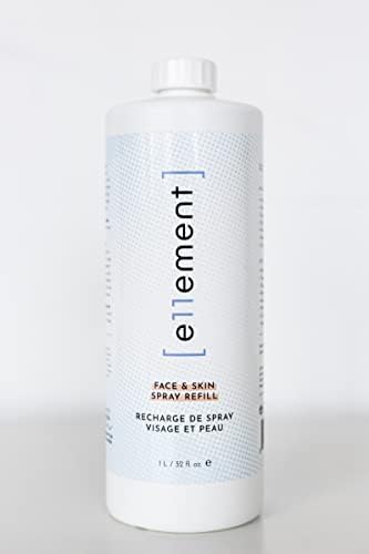 Hypochlorous Acid Spray - 1 L Refill – Acne Prone Skin – Eczema - Tattoo Aftercare – Piercing Aftercare – Saline Toner – Facial Cleanser – Lash Cleanser - All Natural Face and Skin Spray - e11ement