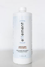 Hypochlorous Acid Spray - 1 L Refill – Acne Prone Skin – Eczema - Tattoo Aftercare – Piercing Aftercare – Saline Toner – Facial Cleanser – Lash Cleanser - All Natural Face and Skin Spray - e11ement
