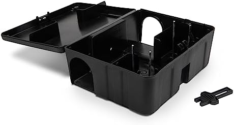 JT Eaton Jawz Safe-Tee 969 Rat and Mouse Bait Station, Black