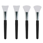 4 Pcs Silicone Face Mask Brush Applicator for Facial Mud, Clay Mask, DIY, Modeling Mask, Body Lotion, and BB CC Cream
