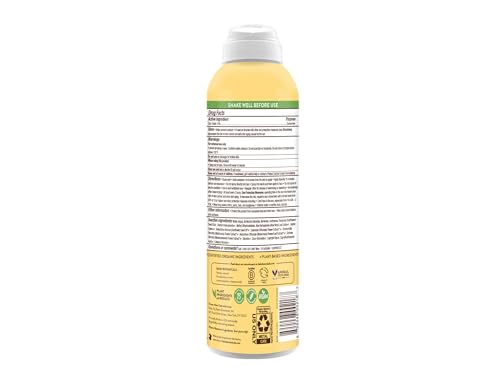 Babo Botanicals Sheer Zinc Continuous Sunscreen Spray SPF30 - Natural Zinc Oxide - Extra Sensitive Skin - Water Resistant - Vegan - Fragrance-Free - Air-Powered Spray - For all ages